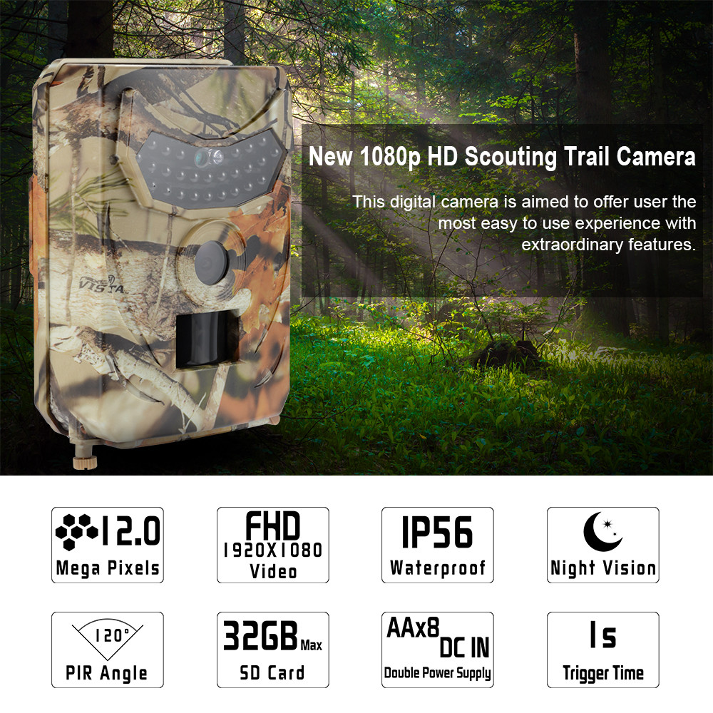 PR-100 Hunting Camera 12MP CMOS CMOS CMOS 1080P HD Trail Cam IR LED Night Vision OS994 3fb19e PR-100 Hunting Camera 12MP CMOS CMOS CMOS 1080P HD Trail Cam IR LED Night Vision OS994 3fb19e
