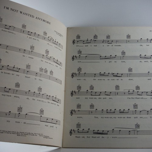 B B King Why I sing the Blues Words and Music book Vocal/Guitar song Album 1969 - Picture 6 of 14