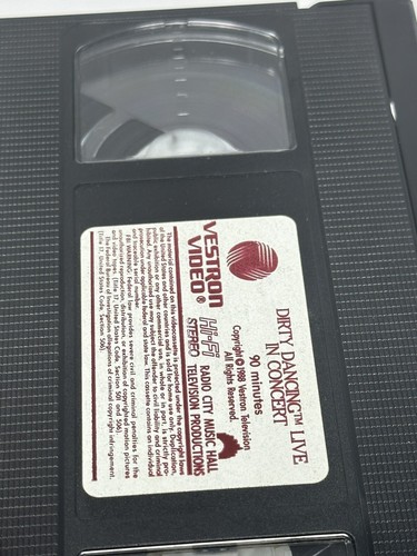 Dirty Dancing, Live In Concert (VHS, 1988) Lada Boder Rare & Out of Print OOP - Bild 10 von 12