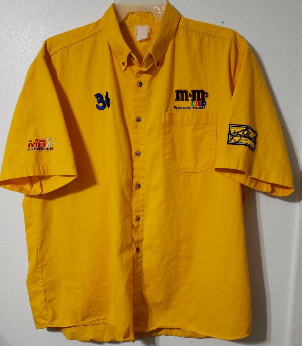 m&m's レーシング シャツ m&m's レーシング シャツ Vintage M&M's Racing Shirt Size XL