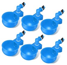12 PCS Automatic Water Cups Poultry Drinker Waterer Chicken Duck Quail Drinking