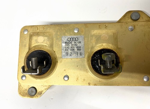 91-94 Audi 100 C4 Series Resistor Electric Fan Front Left 4A0 959 493A - Picture 4 of 5