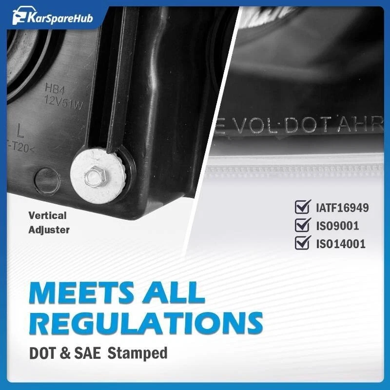 ! Conjunto de faros con bombillas para Toyota 4Runner 2003-2005 Foto 3 de 4