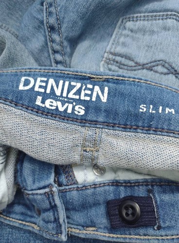 Size 7 Regular Girls Levi's Denizen Medium Wash Stretch Jeans Blue Denim Pants - Picture 7 of 8