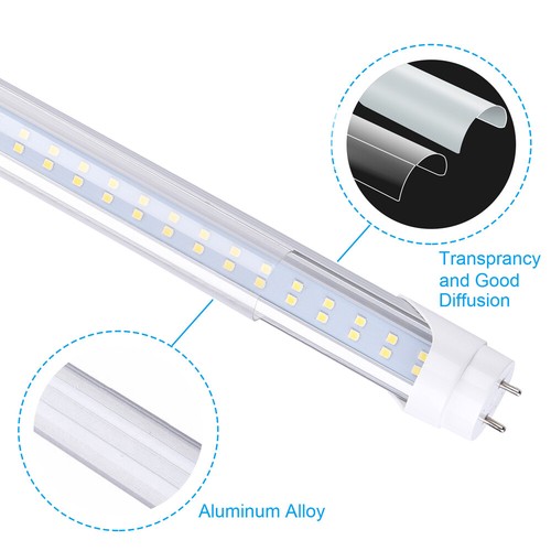 50Pack 28W T8 4FT G13 Bi Pin 4' Led Tube Light Bulbs 4Foot Led Shop Light 6000K - Picture 4 of 11