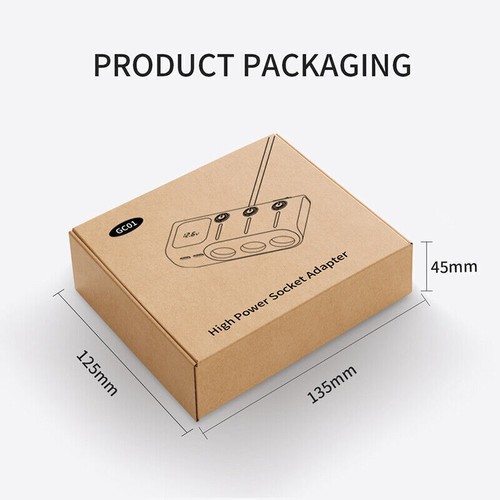 Divisor de enchufe de encendedor de cigarrillos de coche de 3 vías 3 USB + 2 tipo C cargador adaptador de corriente - Imagen 21 de 21
