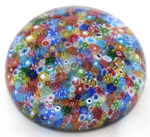Large BACCARAT France ZODIAC Church Art Glass Crystal Paperweight 1970 Dbl Sign - Picture 6 of 9
