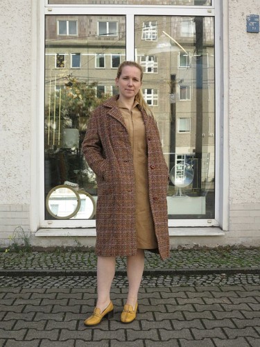 VEB Treffmodelle BERLIN Damenmantel Wintermantel TrueVINTAGE 70s women's coat - Bild 8 von 10