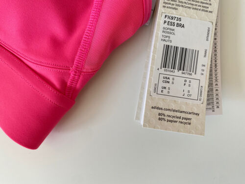ADIDAS BY STELLA McCARTNEY LOGO PINK SPORT BH GEPOLSTERT TRAINING FK9735 - S - Bild 4 von 10