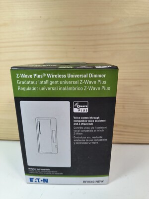 EATON RF9640-NDW-BX-LW   Z-Wave Plus Wireless Universal Dimmer White 