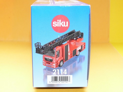 Siku - MAN Feuerwehr Drehleiter - 1/50 - ab 3 Jahren -Nr. 2114 - Neu&Ovp - - Bild 3 von 3