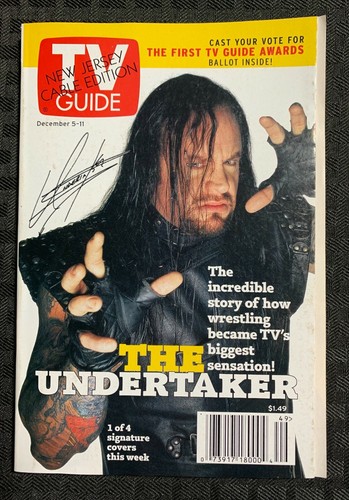 1998 Dec 5-11 TV GUIDE Magazine VF 8.0 The Undertaker - Picture 1 of 2