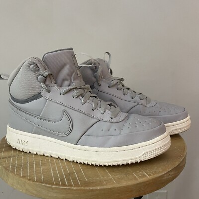 nike court vision mid grey