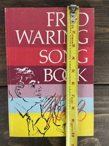 Fred Waring Song Book 1970s Music Signed - Picture 8 of 8