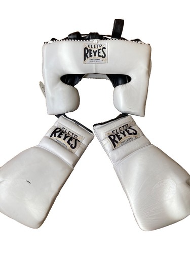 CLETO REYES ヘッドギア プロフェッショナル ホワイト Cleto Reyes Official Fight Gloves - White – Pro Boxing Supplies