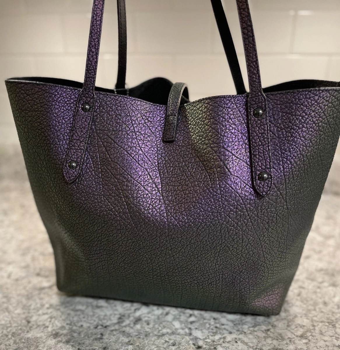 Coach metallic shop market tote
