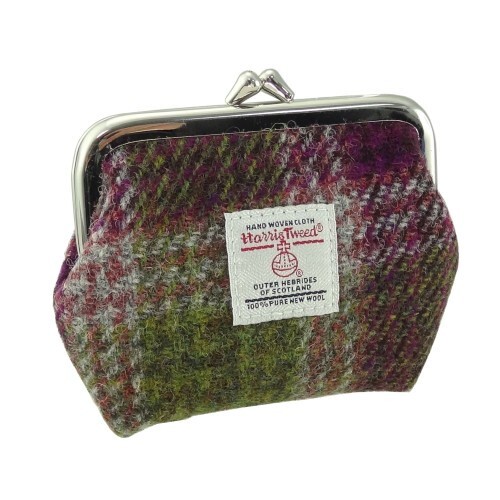 Women's Authentic Harris Tweed Luxury Eigg Tartan Purse - Ladies Gifts - Picture 9 of 47