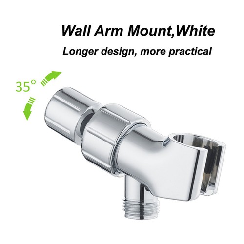 G1/2 Shower Arm Holder Adapter for Handheld Shower Head Adjustable Mount Bracket - Picture 9 of 12
