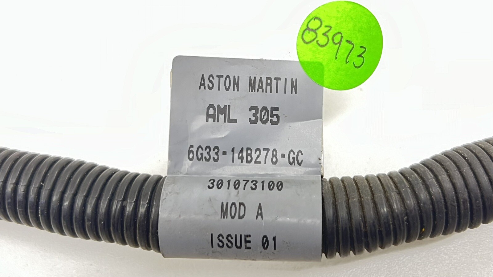 07-17 ASTON MARTIN VANTAGE POSITIVE BATTERY CABLE WIRING WIRE HARNESS PAIR OEM