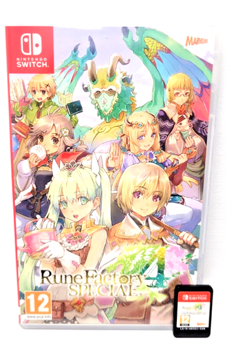 Rune Factory 4 Special Nintendo Switch Cartridge Version Switch 2 Compatible - Picture 1 of 8