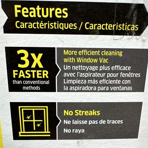 KARCHER Cordless Window Vac Vacuum Electric Squeegee Cleaning Tool NEW {WH4} - Picture 16 of 19