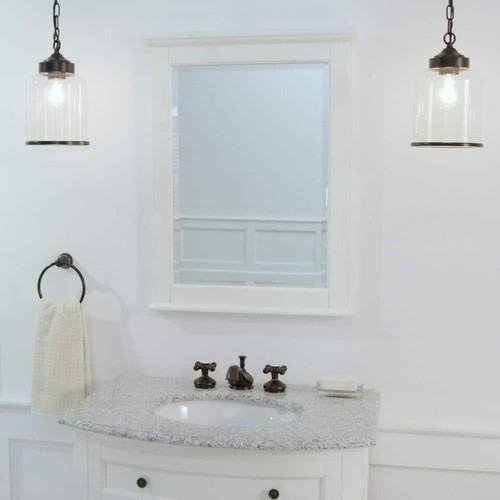 Home Decorators Collection Hamilton 24" x 32" Rectangular Vanity Mirror in Ivory - Picture 2 of 6