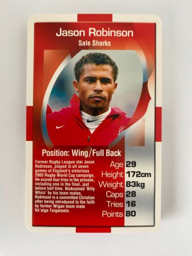 England Rugby Heroes Top Trumps 2003 Pick Your Own Trump Sports Card Rookie RC - Picture 12 of 31