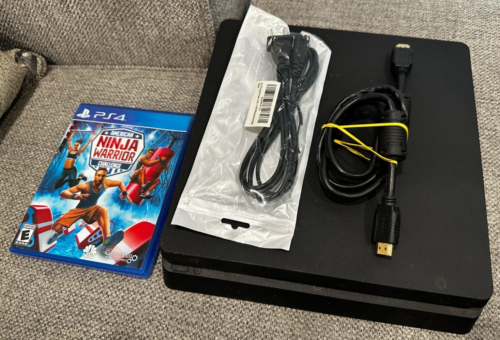 Sony PlayStation 4 Slim 1TB CUH-2115B Console Bundle Black - Controller & ANW