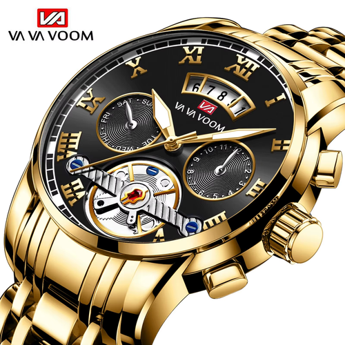 Men's Luxury Watch Stainless Steel Luminescence Casual 3Bar Waterproof Outdoor S - Picture 10 of 19