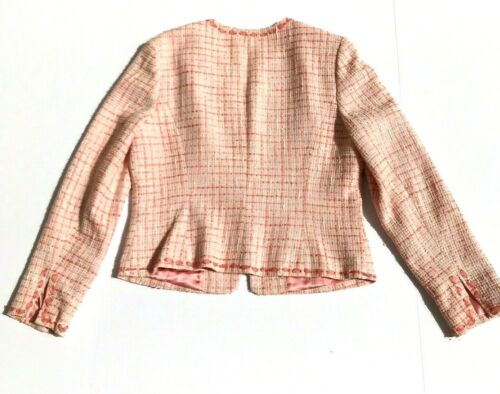 Classiques Entier classic Jacket with pockets Size S/M Color Pink flower detail - Picture 9 of 9