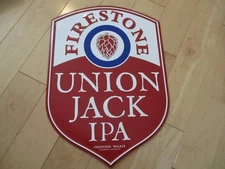 FIRESTONE WALKER parabola UNION JACK ipa METAL TACKER SIGN craft beer brewing G