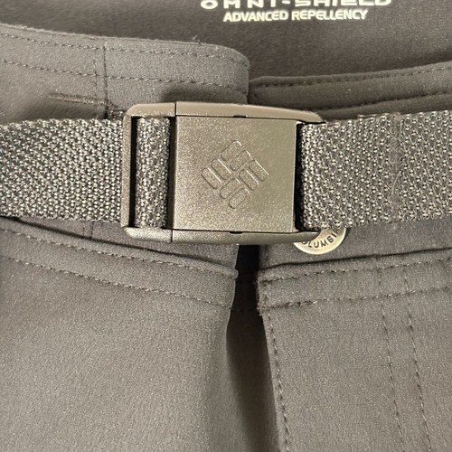 Columbia Maxtrail Pant Womens L Black Omni Shield Buckle AL8122 Hike Outdoor NWT - Picture 9 of 16