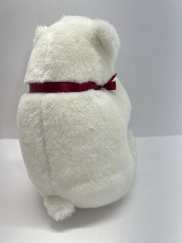 Vintage Graphics International Teddy Bear White With Grey Paws 7 Inch Plush 1986 - Picture 3 of 8
