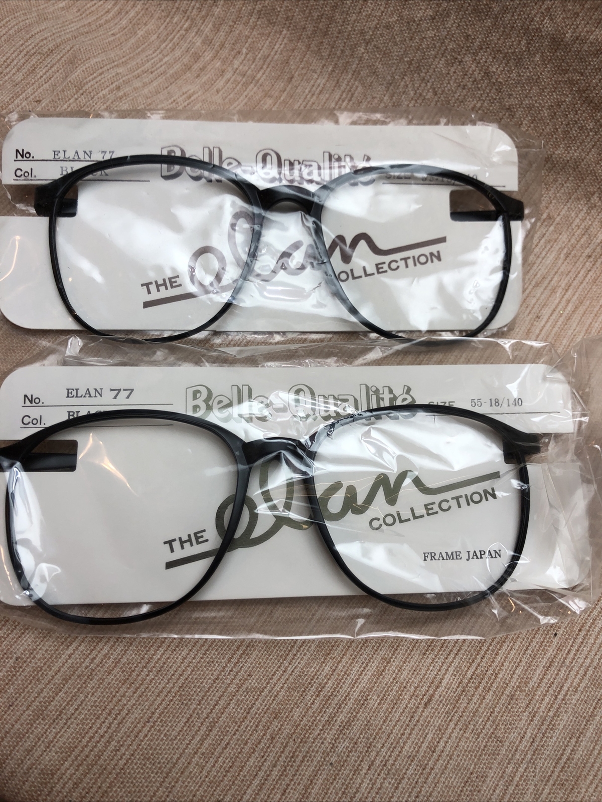 2 Carbon Frames 55-18-140 Carbon Eyeglass Frames … - image 1