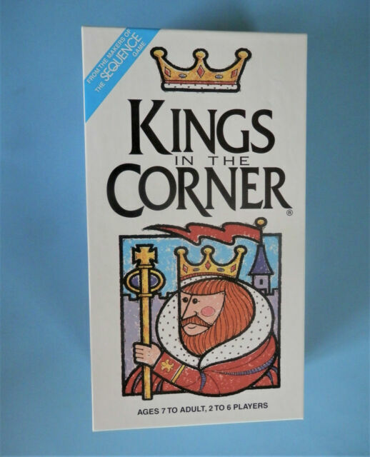 Jax 1996 Kings in The Corner Board Game Complete 2 to 6 Players 7 and Older for sale online