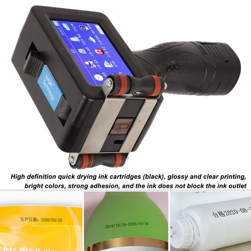 Handheld Inkjet Printer Inkjet Printer With 4.3in LCD Touchscreen Quick Dryin FY - Afbeelding 18 van 30