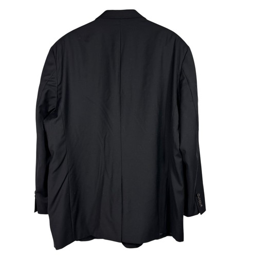 LAUREN Ralph Lauren Herren Blazer Gr. 52 L Wolle Schwarz Sport Mantel Zwei Knopf Sakko - Bild 2 von 9