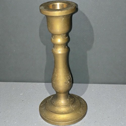 Vintage Messing Kerzenhalter Mini Dekor Sammlerstück Puppenstube Zubehör 2,5" - Bild 1 von 5