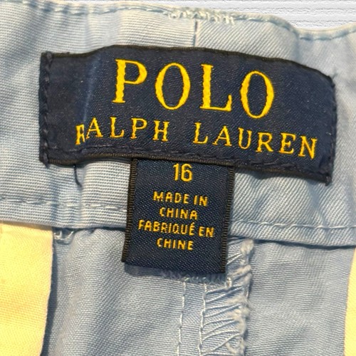 POLO RALPH LAUREN BLAUE SHORTS KINDER JUNGEN GRÖSSE 16 Chico flache Vorderseite - Bild 3 von 5