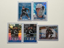 2025-26 Dylan Guenther 5 Card Lot - Speckles, Glow-up - Utah Mammoth - NM+