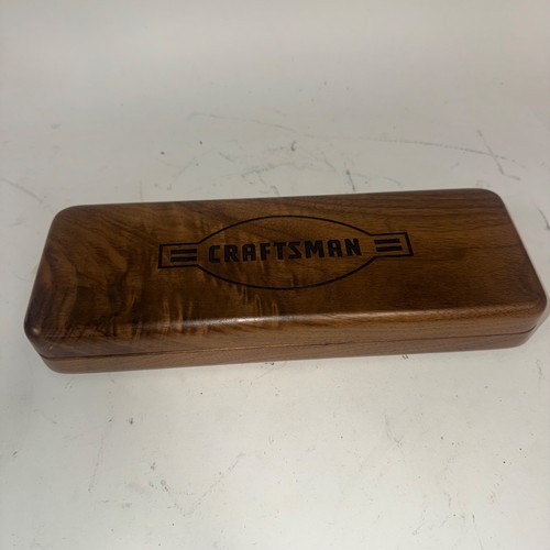 CRAFTSMAN 2006 LIMITED EDITION GOLD PLATED RATCHET/SOCKET WALNUT WOOD BOXED SET - Bild 2 von 2