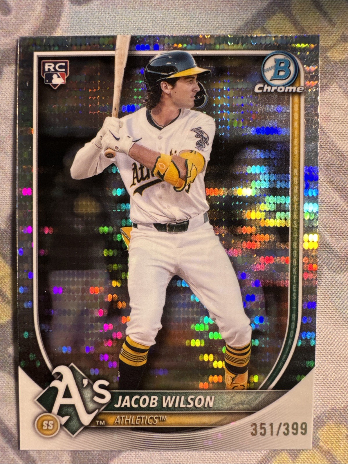 2025 Bowman Chrome Jacob Wilson Silver Pulsar/399