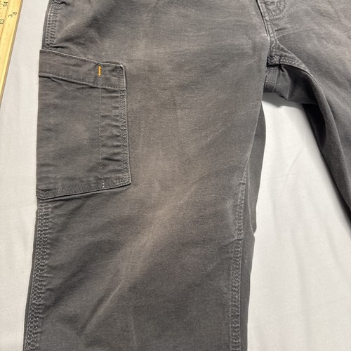 Pantalones resistentes Ariat Rebar M4 hechos 36x32 (36x30) relajados reales elásticos rectos - Imagen 11 de 19