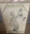 Metallica .. And Justice For All 1988 Elektra Asylum Cassette Tape . NICE