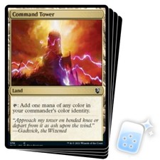 COMMAND TOWER X4 Innistrad: Midnight Hunt: Commander Magic MTG MINT CARD