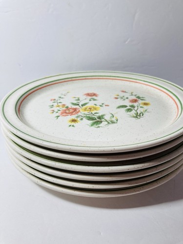 Salad Dessert Plates 7.25” Brendan Erin Stone CARLEY #8165 Made In Ireland EUC - Picture 4 of 9