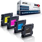 4x Gel-Patronen für Ricoh Aficio SG 3110 sfnw GC-41K GC-41C G - Print Plus Serie