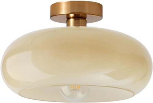 Qufute Mid Century Modern Deckenleuchte MCM Leuchte Milchglas Unterputz Mo... - Bild 5 von 9