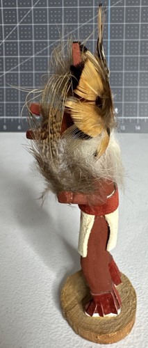 Navajo KATSINA Indianer Indianer Kachina Puppe WOLF 5"H signiert - Bild 3 von 7