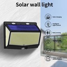 468 LED Solar Flood Light Motion Sensor Security Wall Yard Garden Outdoor Lamp